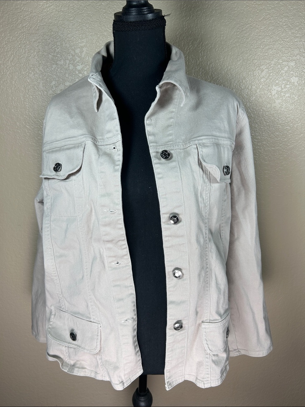 Bailey’s Point Women’s XL Utility Jacket – Lightweight Cotton Field Jacket